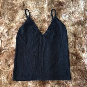 Sparkly Black Women's Top